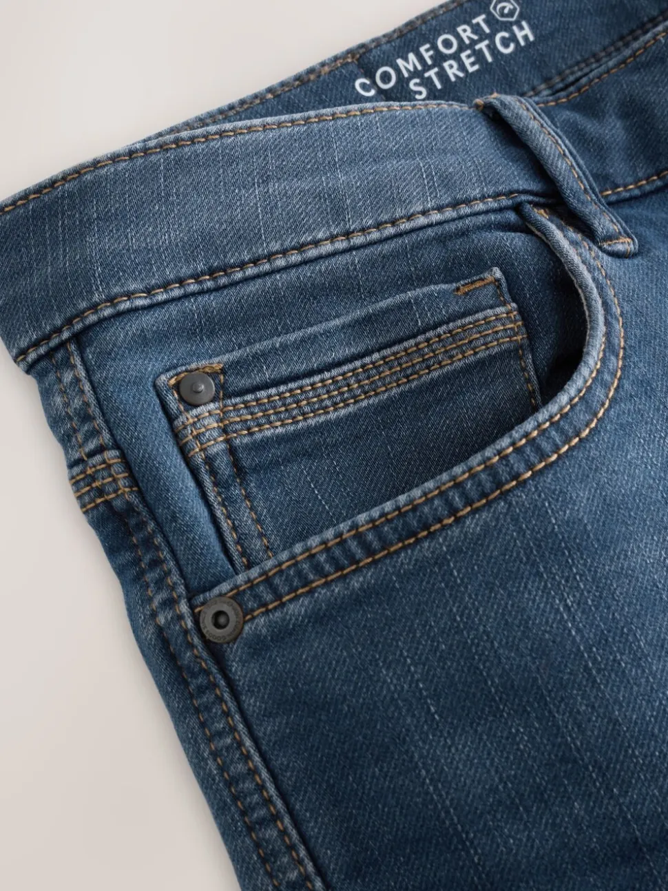 asblauw - Relaxed fit - Comfortabele stretchjeans