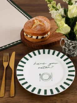 Avalon Home Have You Eaten Dessert Plate