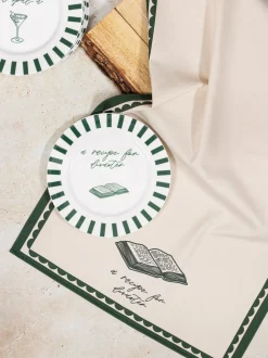Avalon Home Recipe for Disaster Dessert Plate