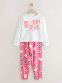 Avocado-sloganprint - Verpakking van 3 pyjama's met joggingbroek (3-16 jr)