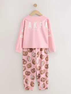 Avocado-sloganprint - Verpakking van 3 pyjama's met joggingbroek (3-16 jr)