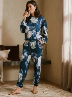 B by Ted Baker Blue Floral Twosie Pyjamas