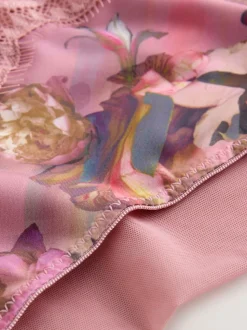 B by Ted Baker Pink Floral High Leg Briefs
