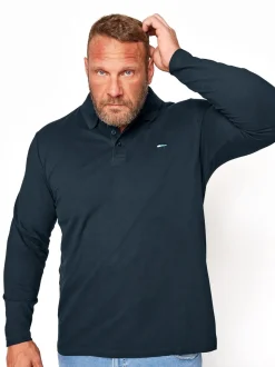 BadRhino Big & Tall 100% Cotton Long Sleeve Core Polo Shirt