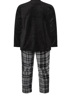 BadRhino Big & Tall Checked Fleece Pyjama Bottoms