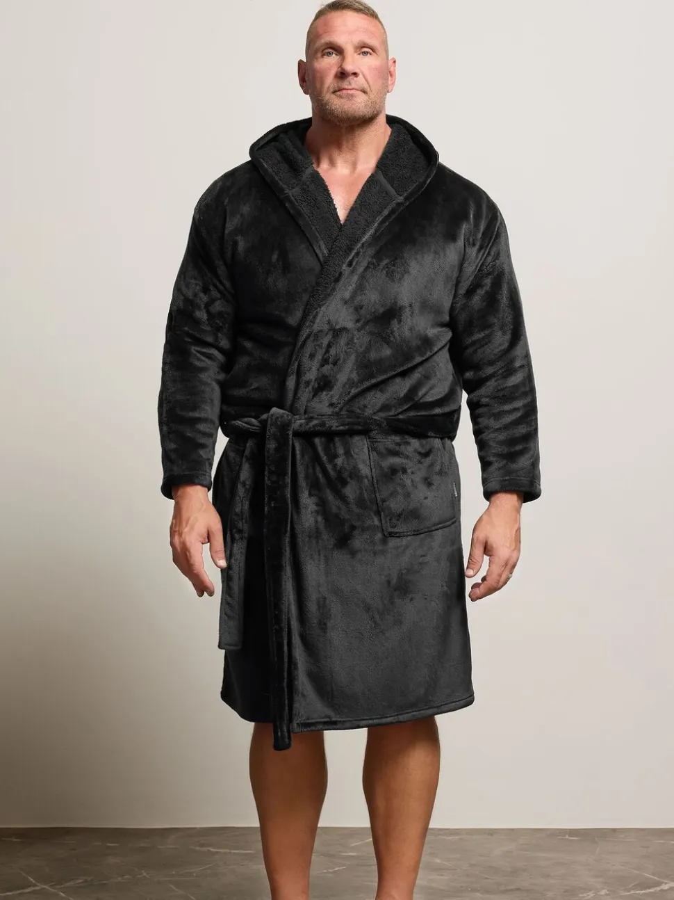 BadRhino Big & Tall Plush Dressing Gown