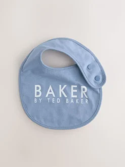 Baker by Ted Baker 2 Pack Blue Baby Bibs