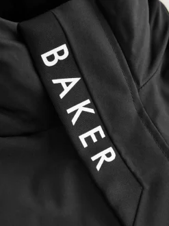 Baker by Ted Baker - Regenbestendige gewatteerde zwarte bomberjas