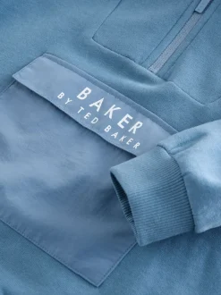 Baker by Ted Baker Blue Hooded Romper