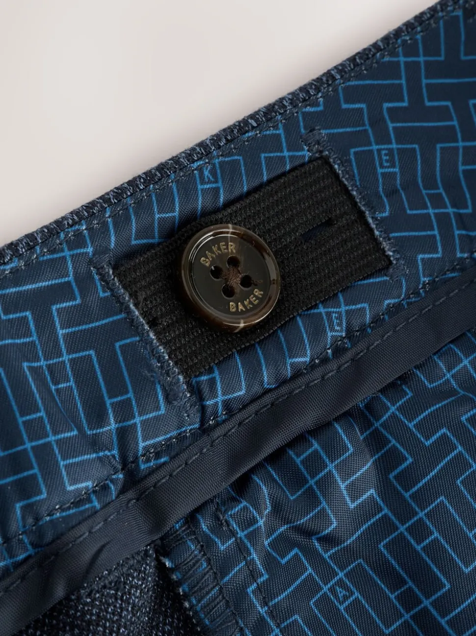 Baker by Ted Baker Blue Jersey Suit Trousers