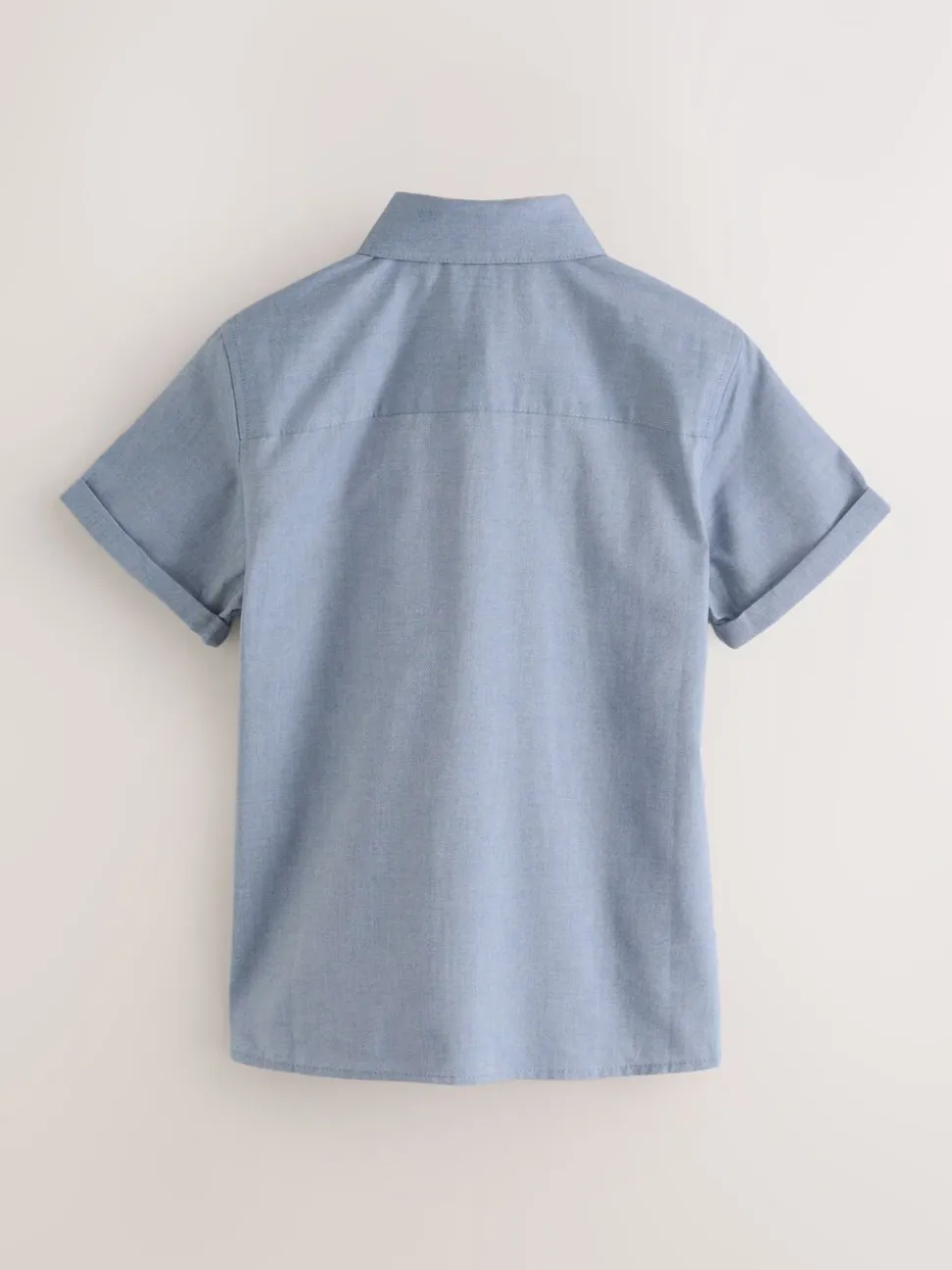 Baker by Ted Baker Blue Short Sleeve Shirt with Bow Tie