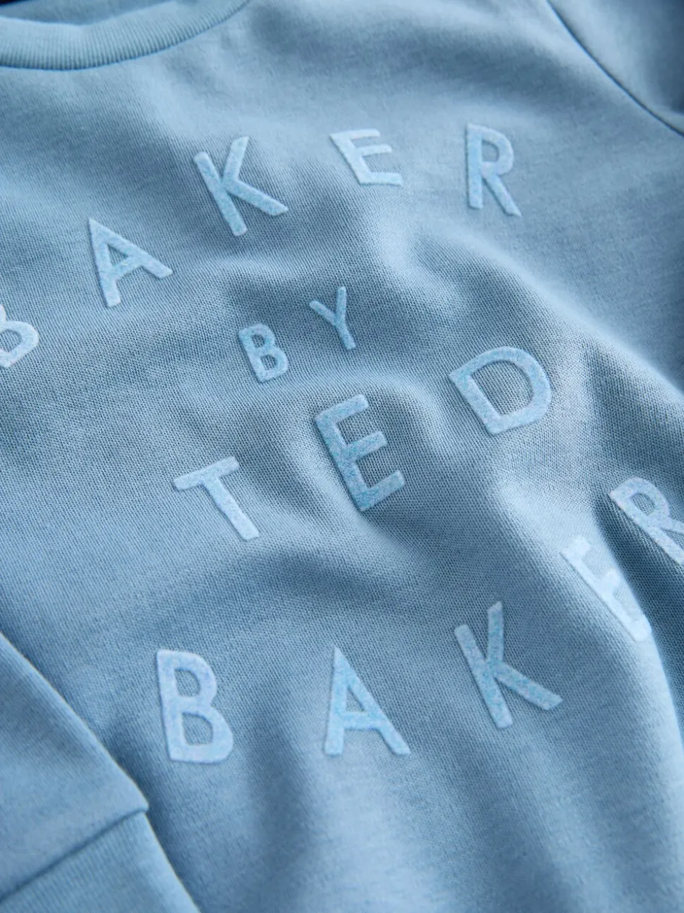 Baker by Ted Baker Blue Sleepsuits and Reversible Hat Set