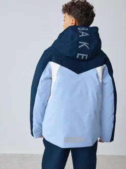 Baker by Ted Baker Blue Waterproof Padded Ski Coat