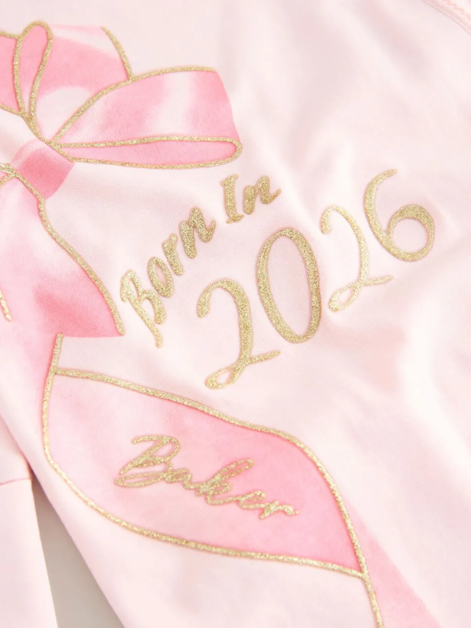 Baker by Ted Baker- Born in 2026 - babypyjama met strik in roze