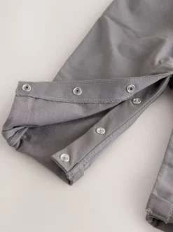 Baker by Ted Baker Grey Smart Bow Tie Rompersuit