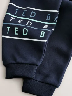 Baker by Ted Baker Oversized Navy Graphic Sweatshirt and Joggers Set