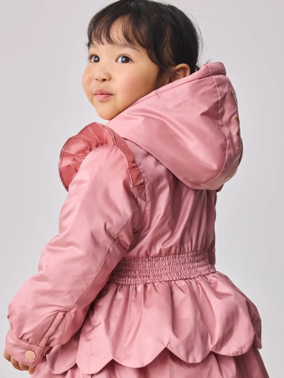 Baker by Ted Baker roze regenbestendige lichtgewicht regenjas met geschulpte rand