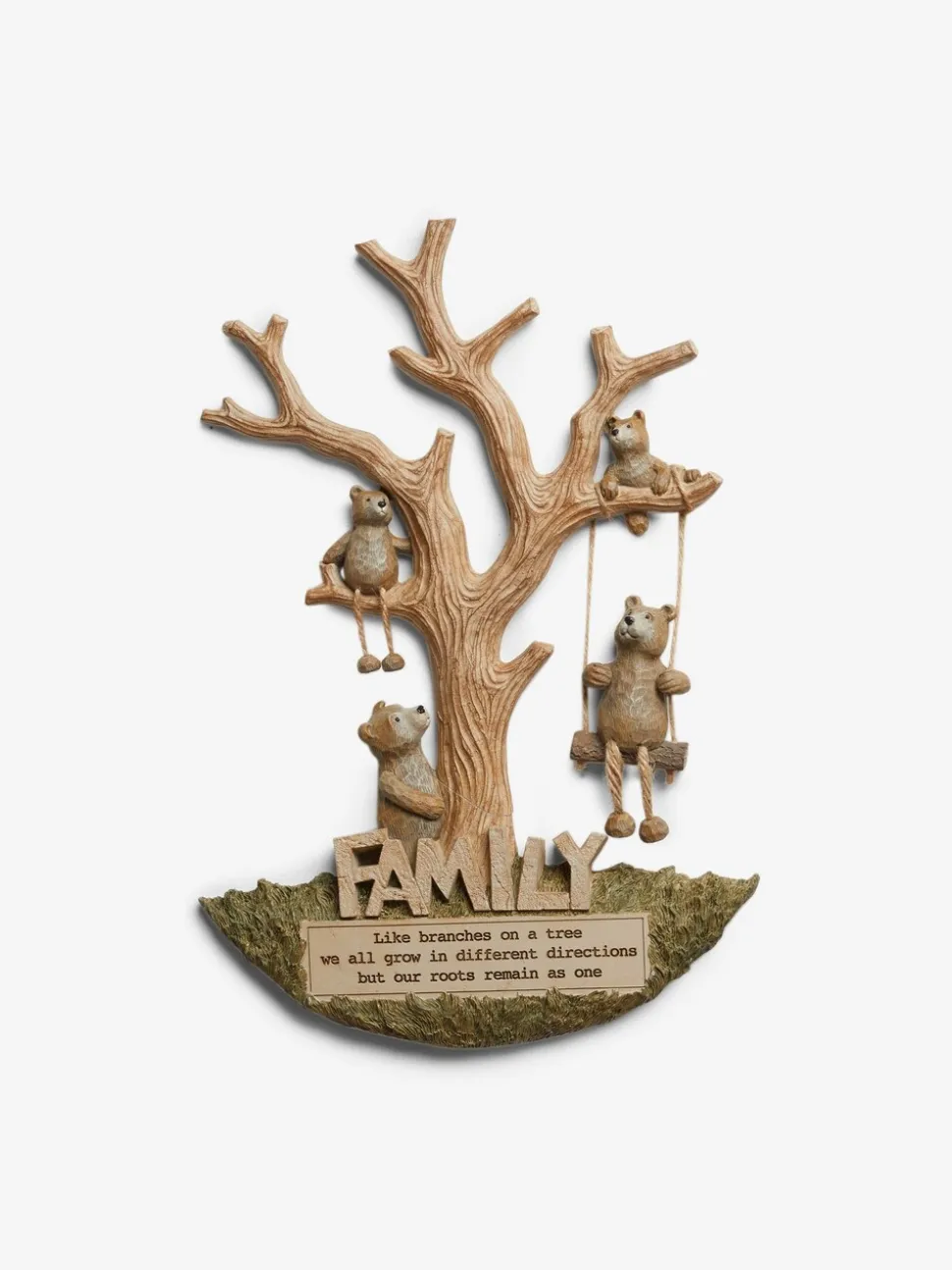 Barnaby Bear Family wanddecoratie met boom
