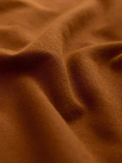Barnsteenoranje - Normale Pasvorm - Piqué poloshirt met korte mouwen