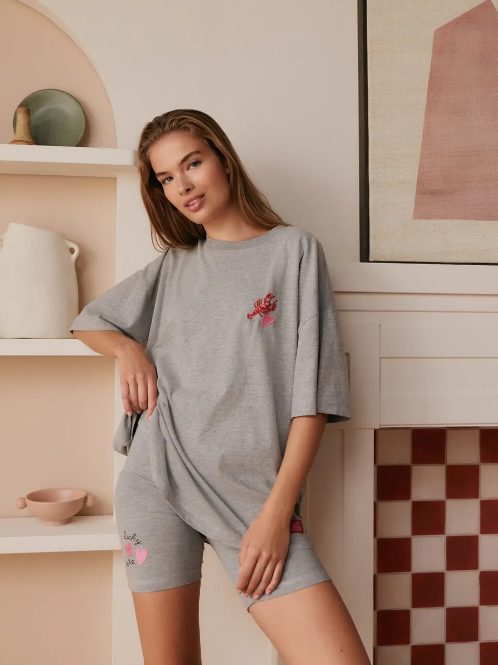 Bath & Body Works Cycling Short Pyjamas Set