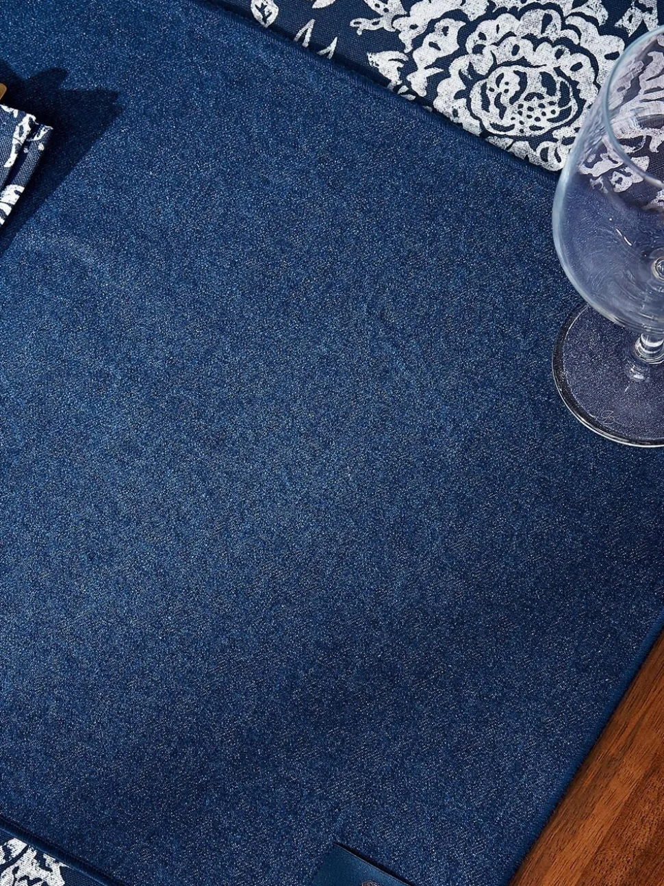 Bedeck of Belfast Set of 2 Saja Stripe 100% Cotton Placemats