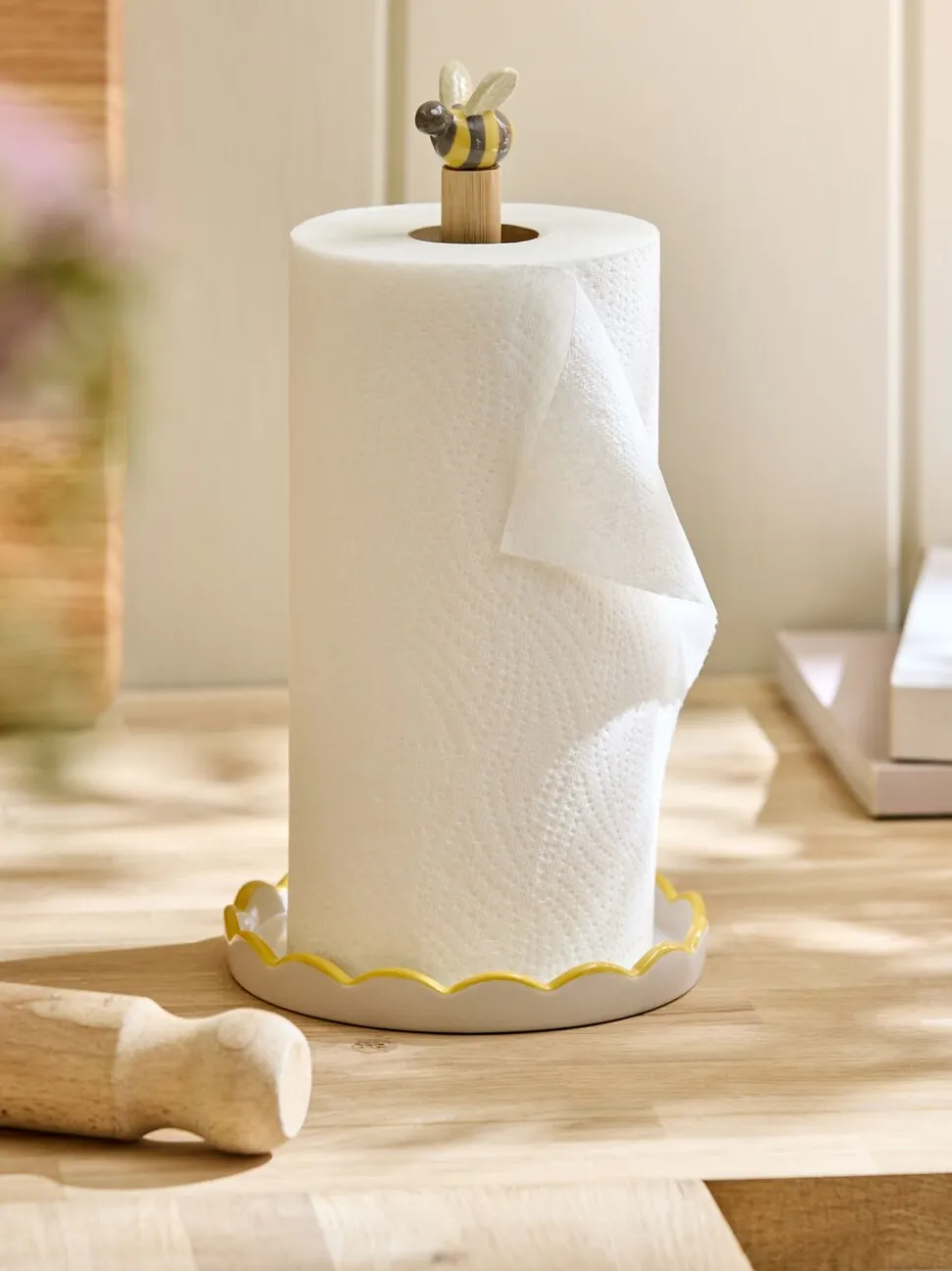 Bee Kitchen Roll Holder