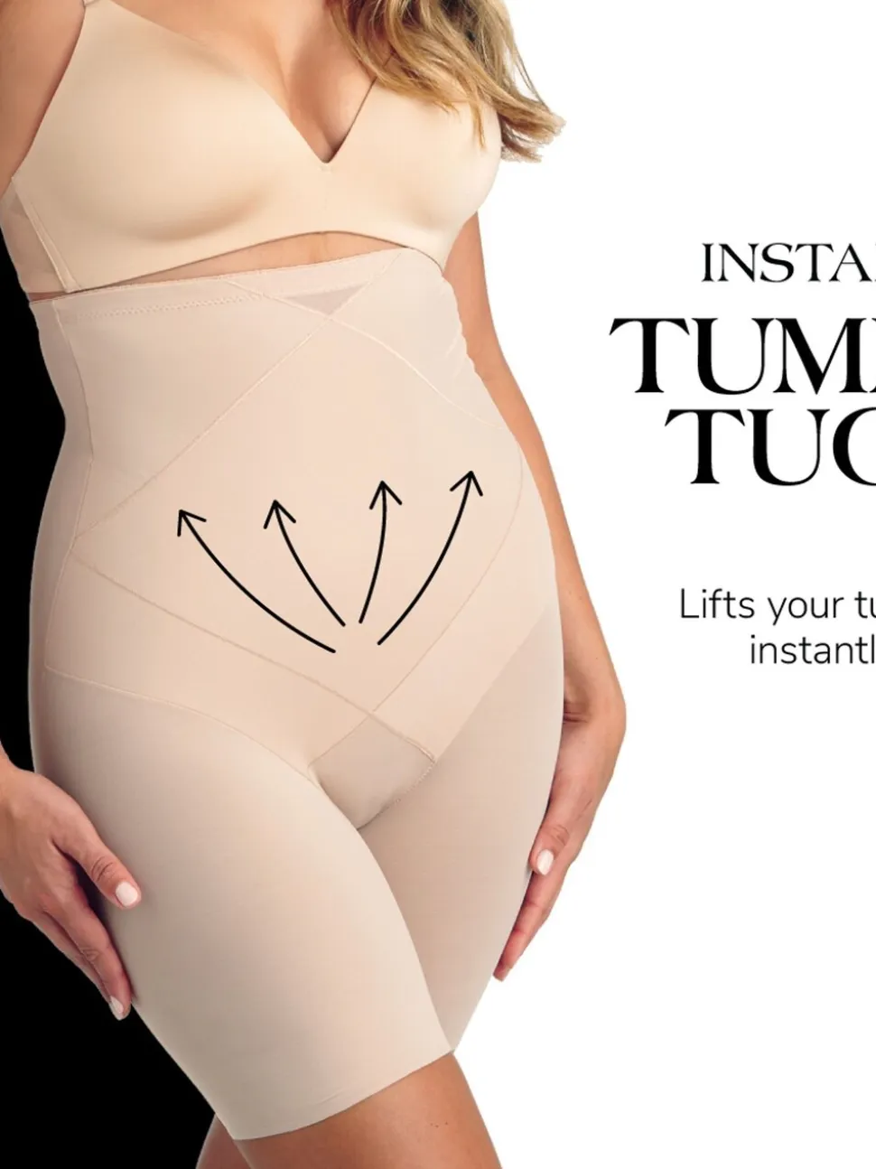 Beige - Miraclesuit Extra Stevige Controle Buikslip