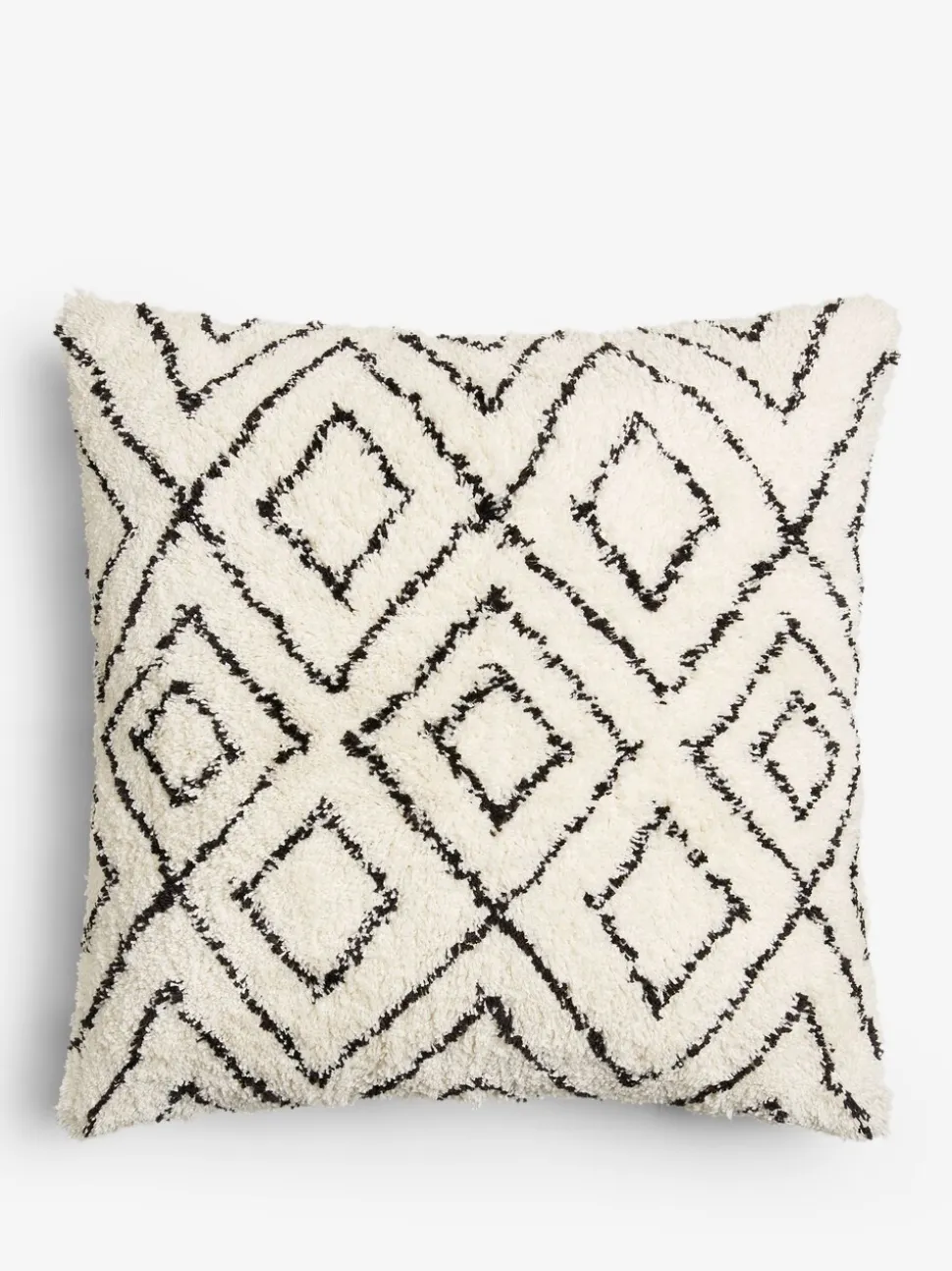 Berber kussen met minimalistisch geometrisch patroon van 50 x 50 cm