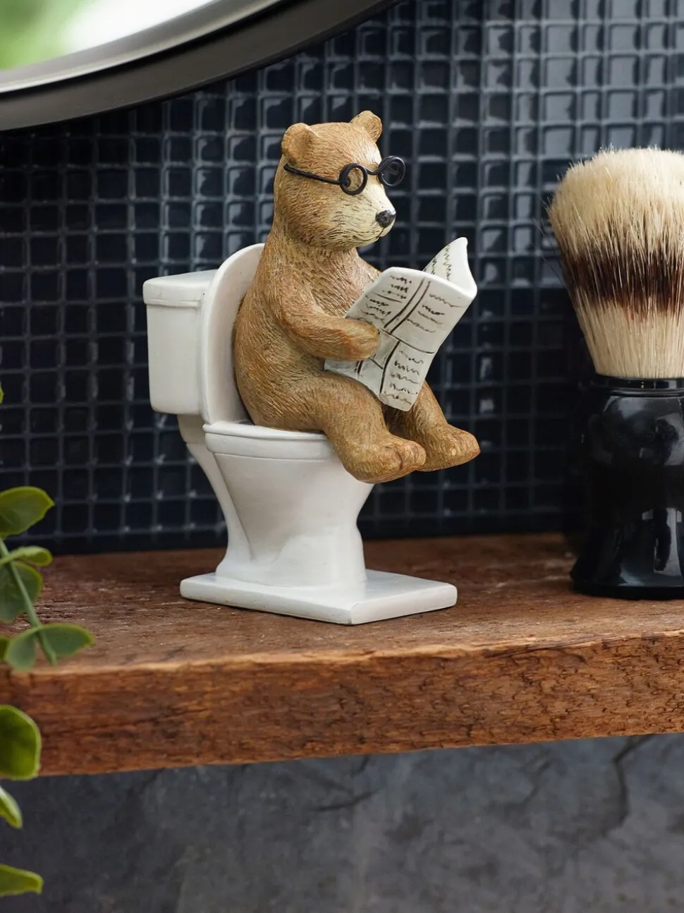 Bertie Bear badkamerornament