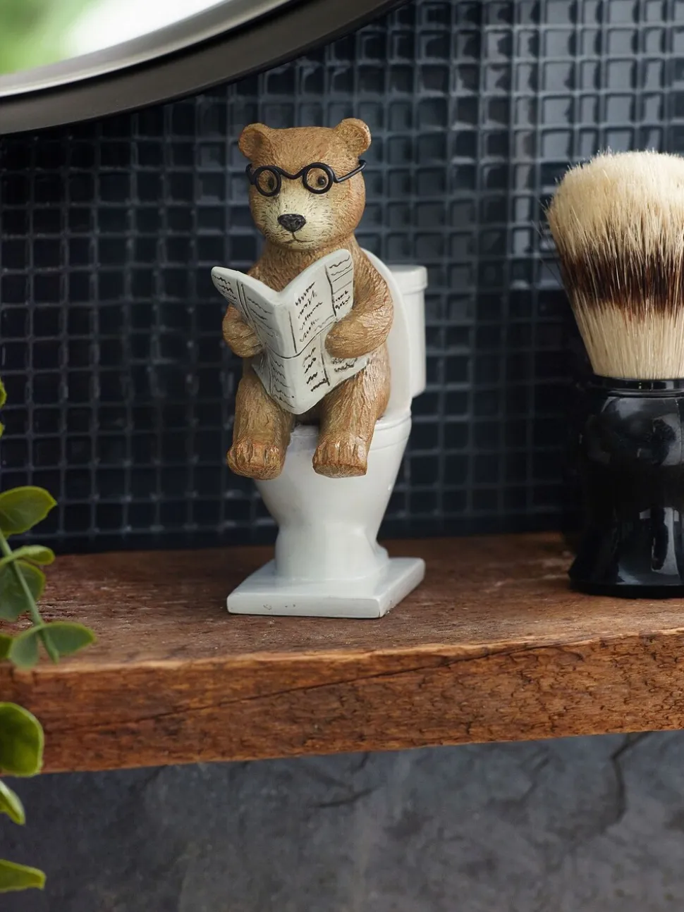 Bertie Bear badkamerornament