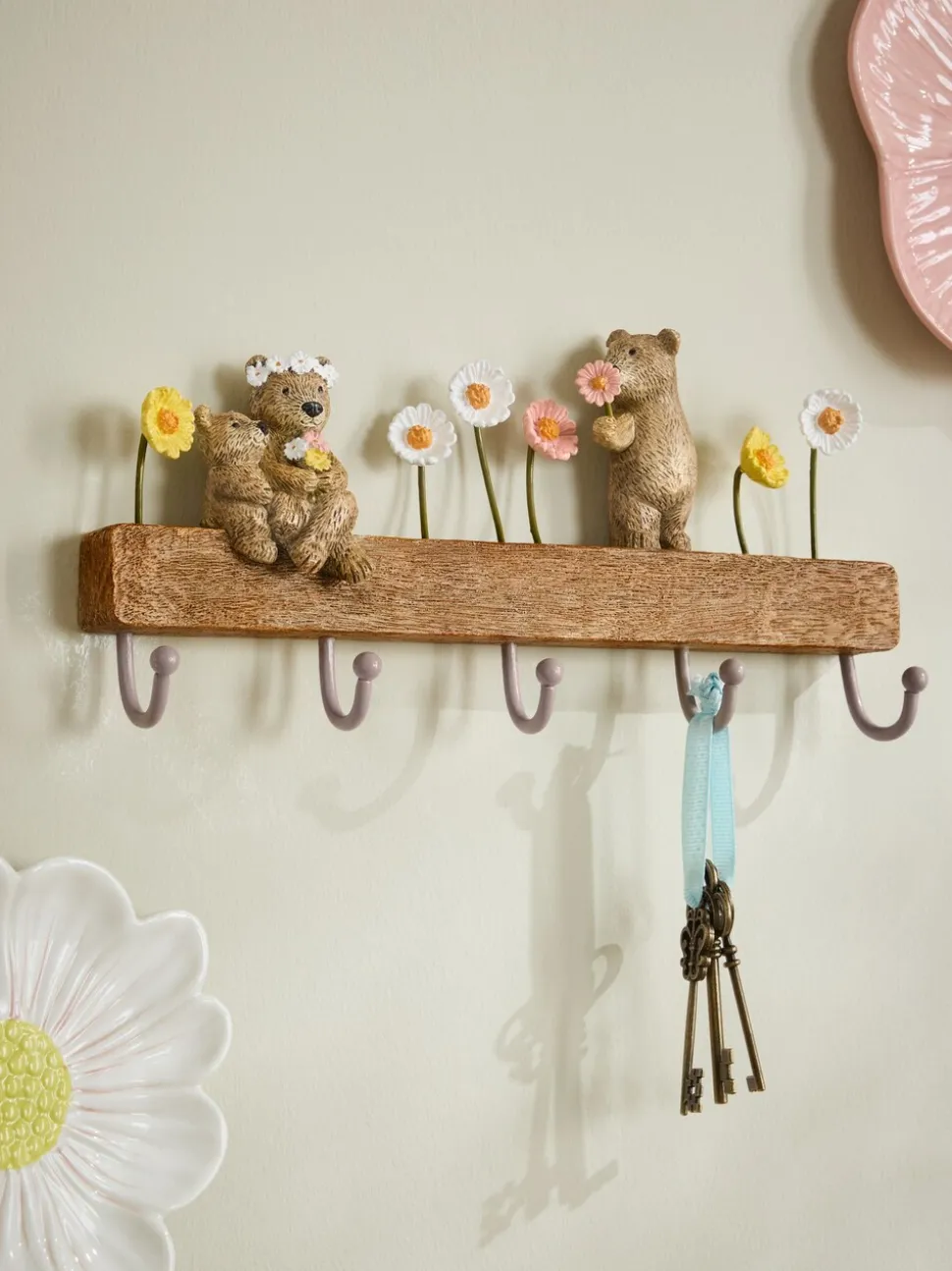 Bertie Bear Coat Hooks