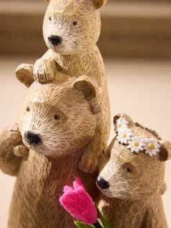 Bertie Bear Dangly Legs Family Ornament