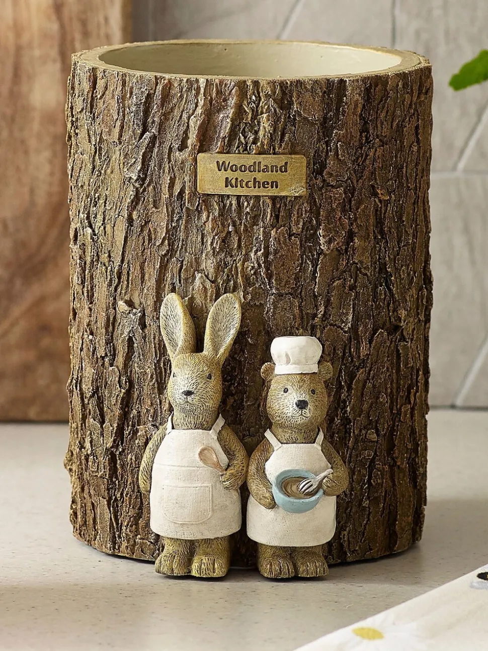 Bertie Bear en Rosie - Keukengereipot met konijn