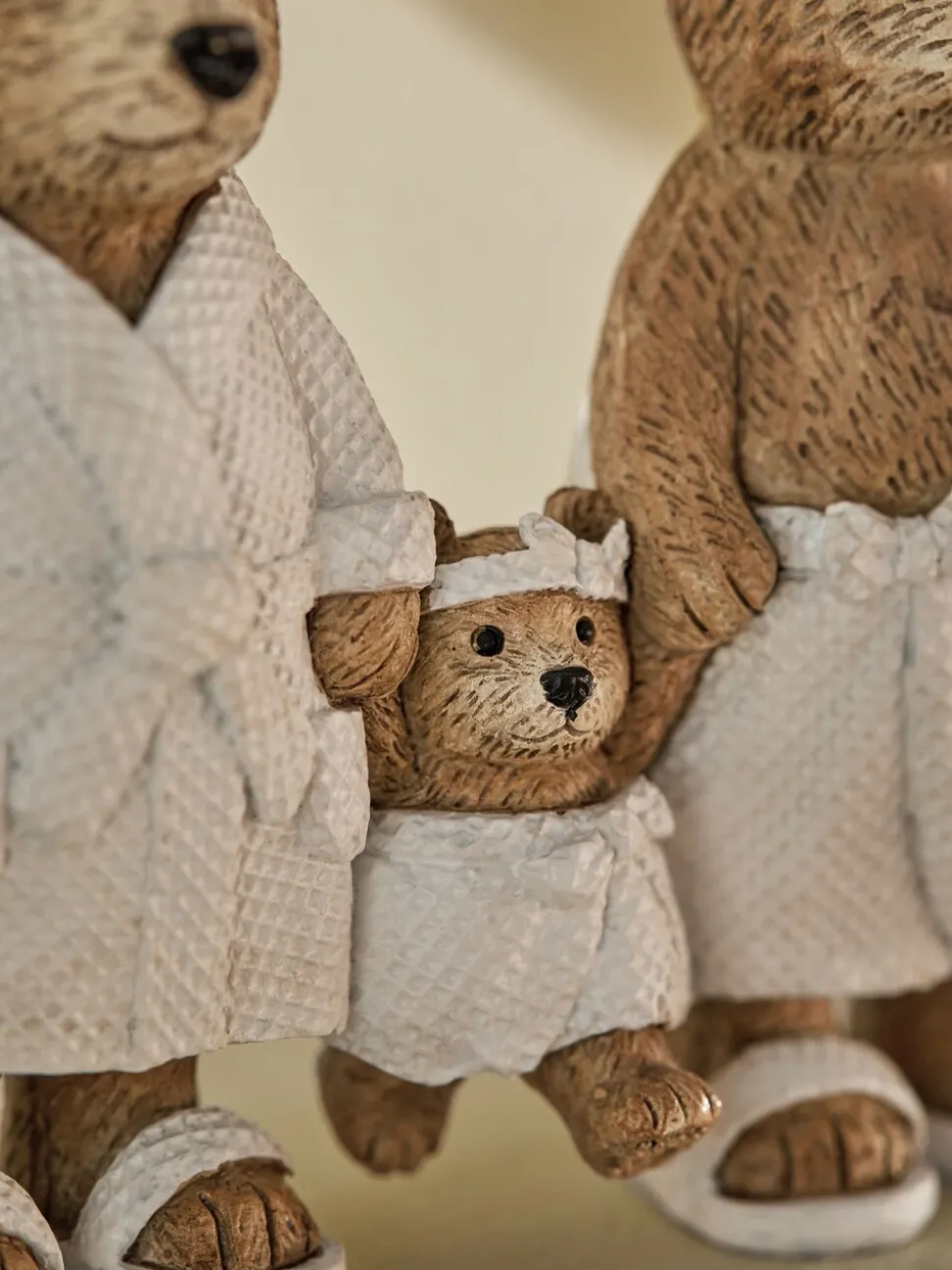 Bertie Bear Family Bathroom Ornament