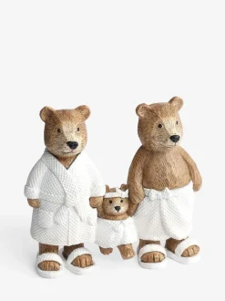 Bertie Bear Family Bathroom Ornament