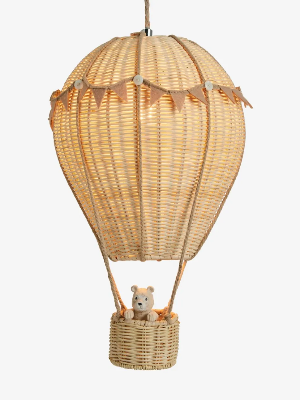 Bertie Bear luchtballon eenvoudig te verstellen hanglampenkap