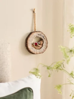 Bertie Bear Reading Hanging Decoration