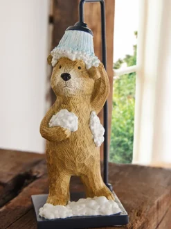 Bertie Bear Shower Bathroom Ornament