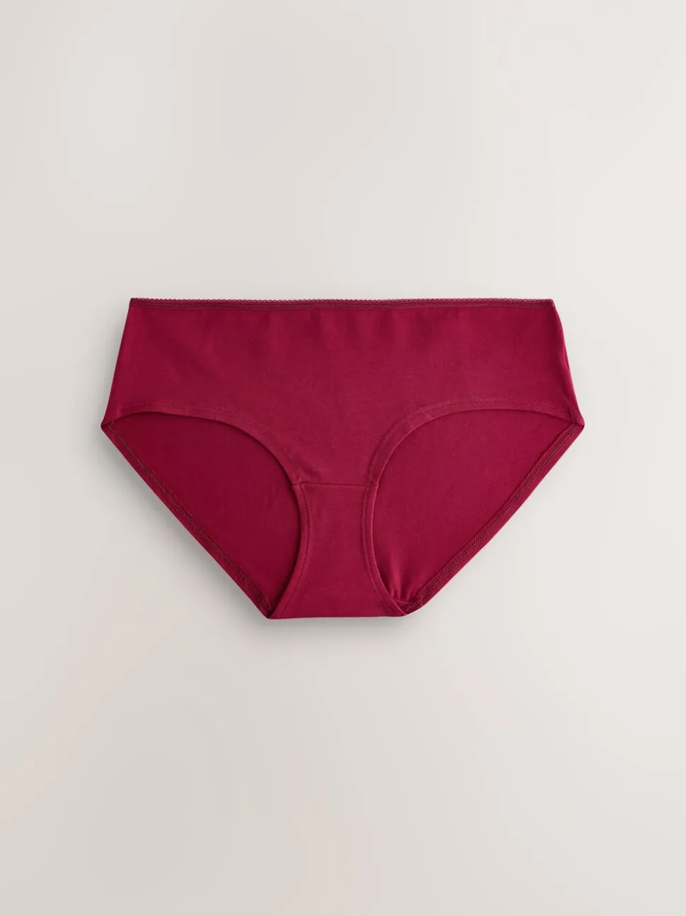 Bessenkleur/roze - Set van 7 slips met hoog katoengehalte