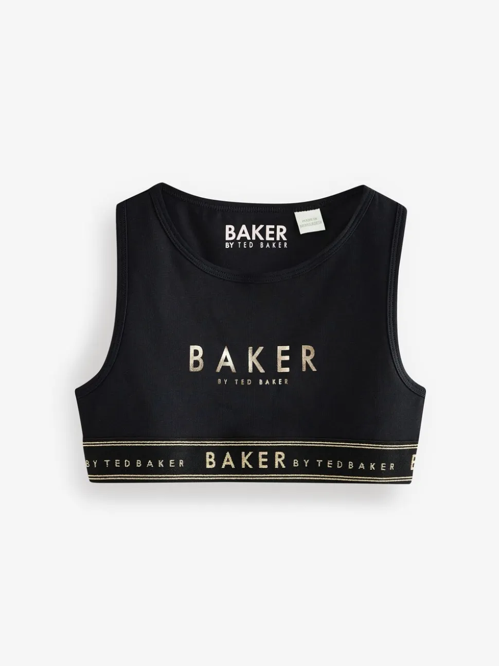 Bessenrood/zwart - Baker by Ted Baker set van 3 crop tops