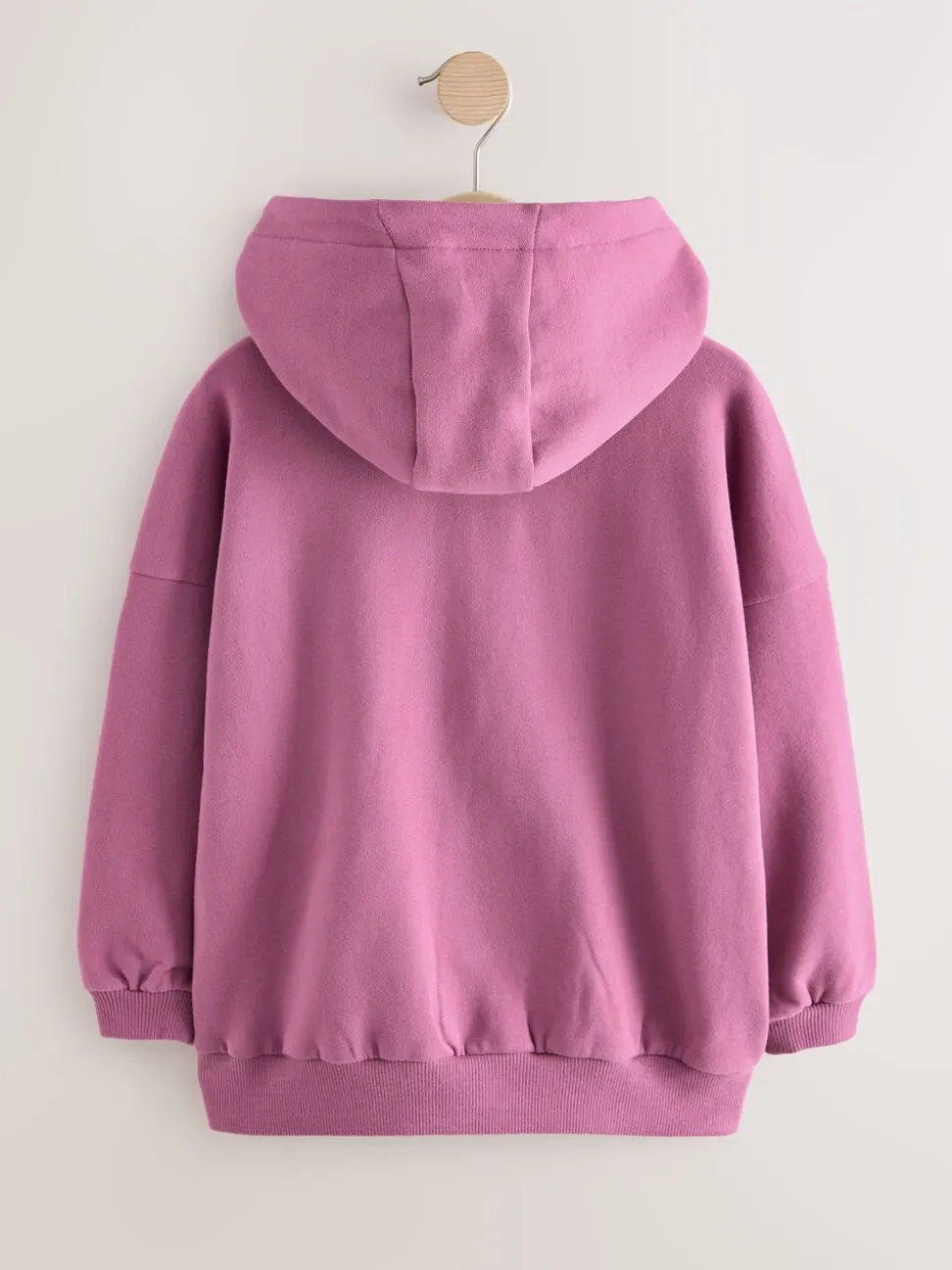 Bessenroze - Hoodie met doorlopende rits (3-16 jr)