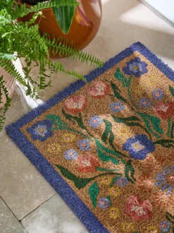 Bettie - Deurmat met bloemenprint