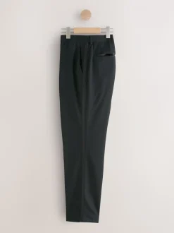 Biesdetail - Normale Pasvorm - Pantalon in smokingstijl