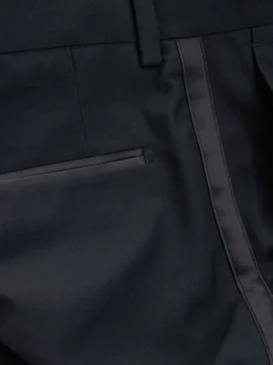 Biesdetail - Normale Pasvorm - Pantalon in smokingstijl