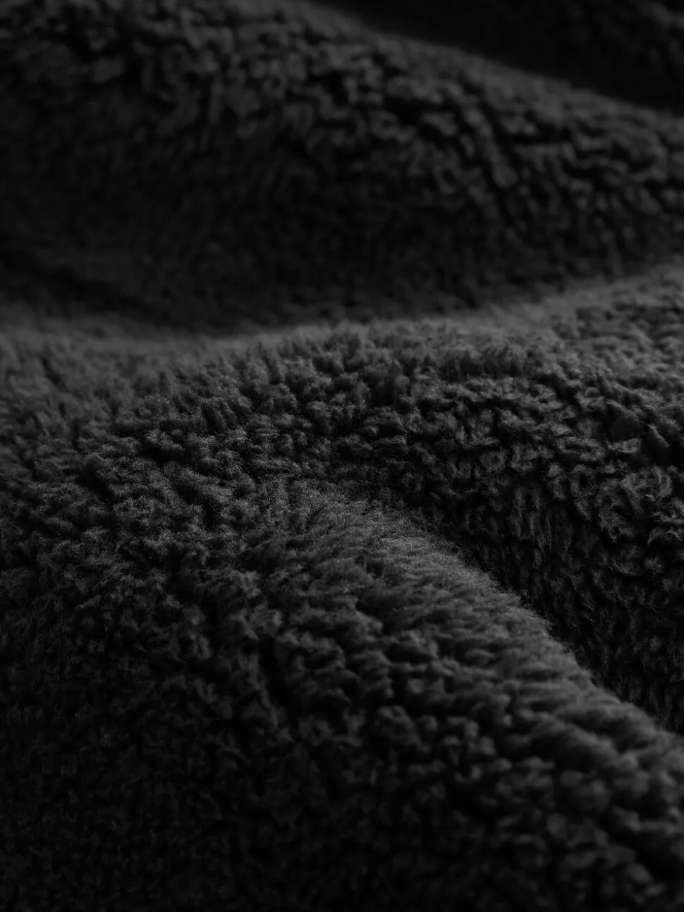 Black Chamonix Pattern - Pullover hoodie van borg