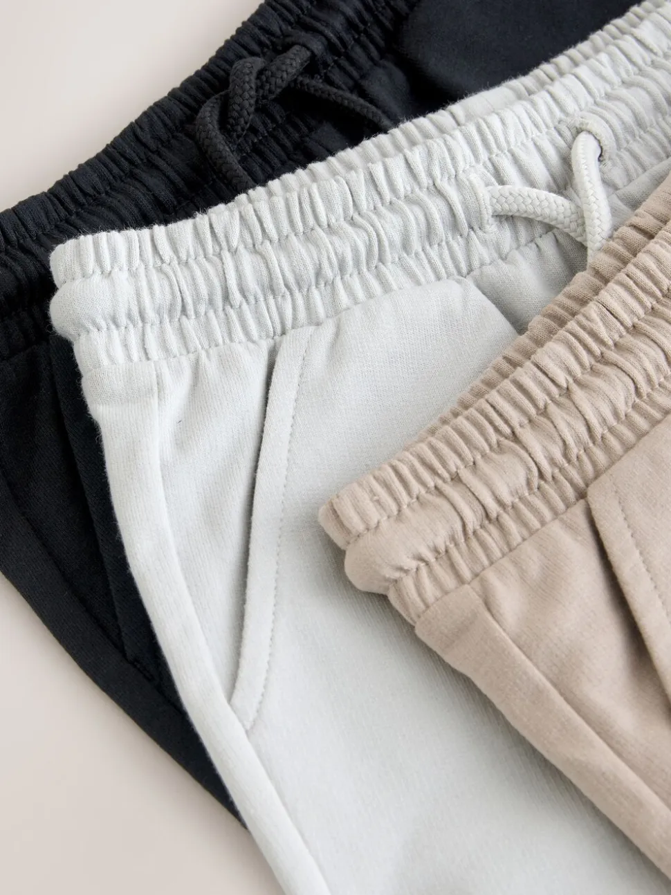 Black/Cement/ Grey - Verpakking van 3 jersey shorts (3mnd -7jr)