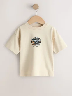 Black/Grey Race Car - Short Sleeve Graphic T-Shirts 3 Pack (3mths-7yrs)