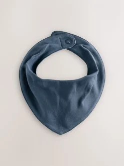 Blauw - 5 Kwijlslabbetjes voor baby's
