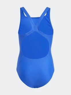 Blauw - Adidas badpak met klein logo