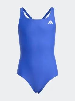 Blauw - adidas Badpak met V-rug voor kinderen